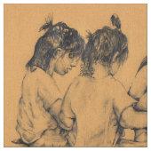 Beach Bunnies Stoff (Nahaufnahme)