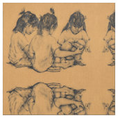 Beach Bunnies Stoff (Muster)