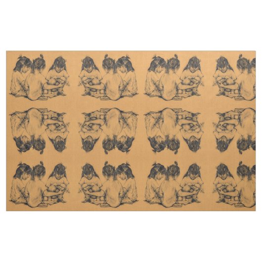 Beach Bunnies Stoff (Fat Quarter (45,7 x 55,9 cm))