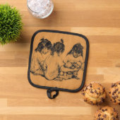 Beach Bunnies Topflappen (Oben Unten)