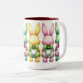 Beach Bunny Baby Zweifarbige Tasse (VorderseiteRechts)