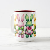 Beach Bunny Baby Zweifarbige Tasse (Vorderseite Links)