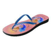 "Beach Bunny" Flip Flops Badesandalen (Schrägansicht)