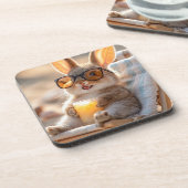 Beach-Bunny Getränkeuntersetzer (Linke Seite)