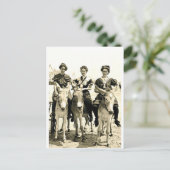 Beach Burros Postkarte (Stehend Vorderseite)