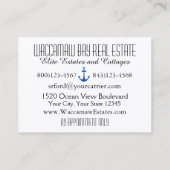 Beach Business Card 2 - SRF Visitenkarte (Rückseite)