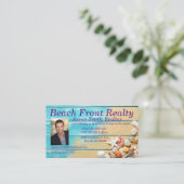 Beach Business Card - Realtor Visitenkarte (Stehend Vorderseite)