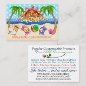 Beach Business Card Visitenkarte (Vorne/Hinten)