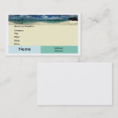 Beach Business Card Visitenkarte (Vorne/Hinten)