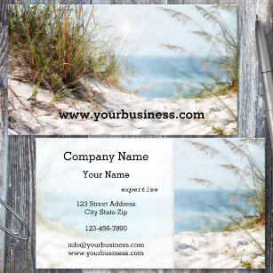 Beach Business Card Visitenkarte
