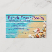 Beach Business Card Visitenkarte (Vorderseite)