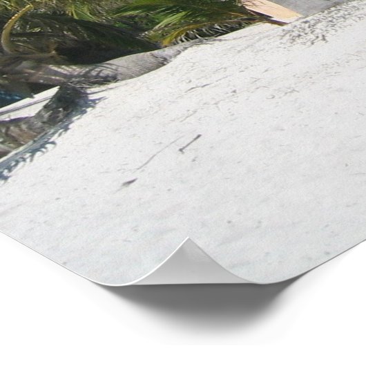 Beach Cabana Poster (Ecke)