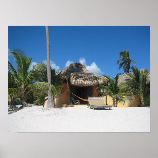 Beach Cabana Poster (Vorne)
