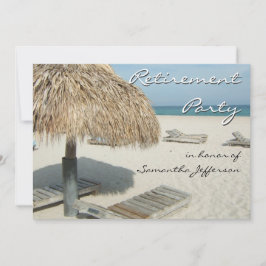 Beach Cabana Scene Rente Party Einladungen