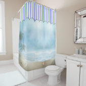 Beach Cabana View Duschvorhang (Beispiel)