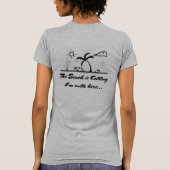 Beach Call 1 T-Shirt (Rückseite)