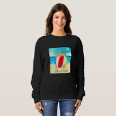Beach Camping Summer The Debutante Beach Ball Mama Sweatshirt (Vorne ganz)