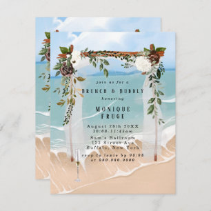 Beach Canopy Tropic Brunch & Bubbly Einladungen