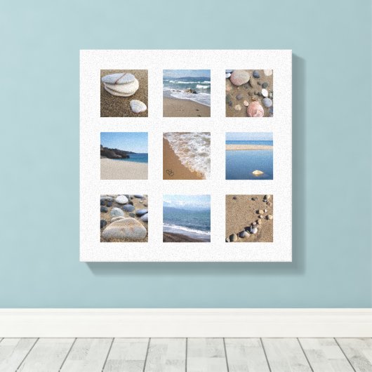 Beach Canvas Print Leinwanddruck (Insitu (Holzboden))
