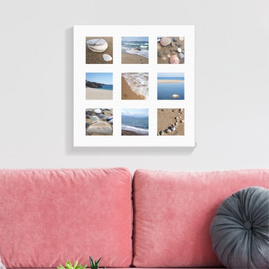 Beach Canvas Print Leinwanddruck (Insitu (Wohnzimmer))
