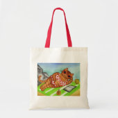 Beach Cat Tote Bag Tragetasche (Vorne)