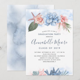 Beach Celebration | Tropische Graduierungspartei Einladung