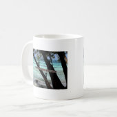Beach Chairs Rum Point Grand Cayman Kaffeetasse (Vorderseite Links)