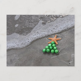 Beach Chic Weihnachts Postcard Feiertagspostkarte