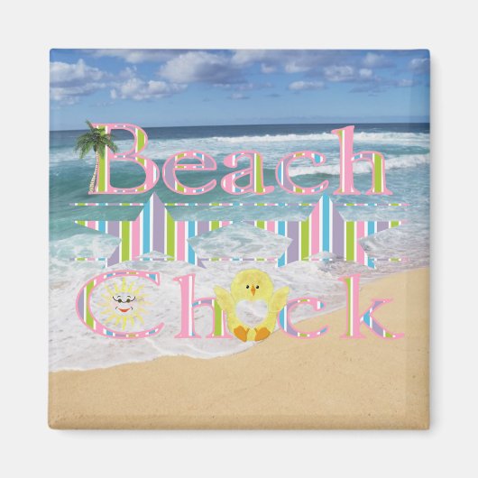 Beach Chick Magnet (Vorne)