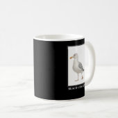 Beach Chicken - Seagull Gull Spaß Kaffeetasse (VorderseiteRechts)