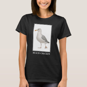 Beach Chicken - Seagull Gull Spaß T-Shirt