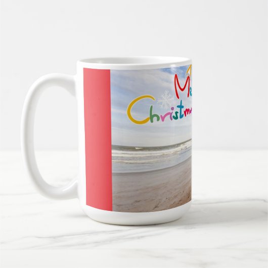 BEACH CHRISTMAS CHRISTMAS CLOCK KAFFEETASSE (Links)