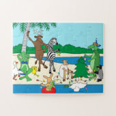 Beach Christmas Jigsaw Puzzle (Horizontal)