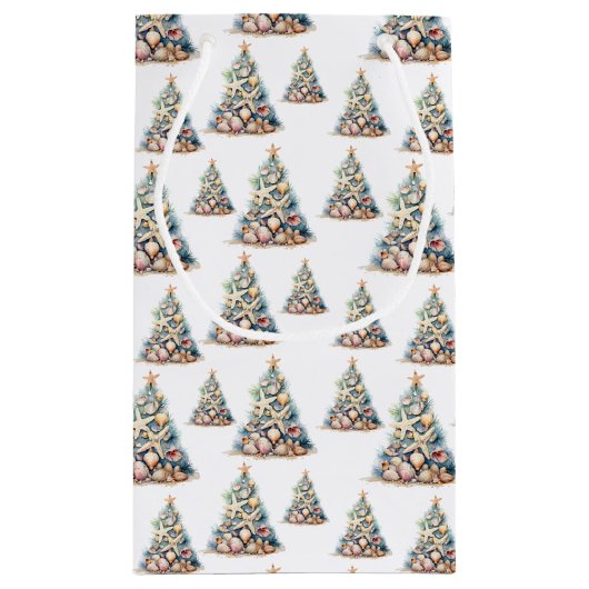 Beach Christmas Kleine Geschenktüte (Rückseite)