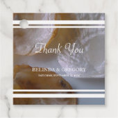 Beach Clams Wedding-Geschenk Geschenkanhänger (Vorderseite)