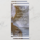 Beach Clams Wedding Menükarte (Vorne/Hinten)