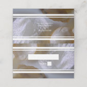 Beach Clams Wedding Platzkarte (Außenseite Aufgefaltet)