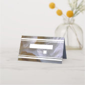 Beach Clams Wedding Platzkarte (Vorderseite)