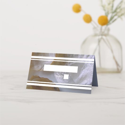 Beach Clams Wedding Platzkarte (Vorderseite)