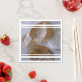 Beach Clams Wedding Serviette (Beispiel)