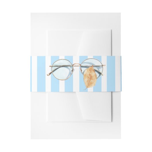 Beach Club Autumn - Fall Coastal Chic Einladungsbanderole (Vorderseite Beispiel)