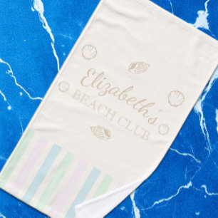 Beach Club Birthday Handtuch