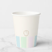 Beach Club Birthday Pappbecher (Rückseite)