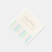 Beach Club Birthday Serviette (Ecke)