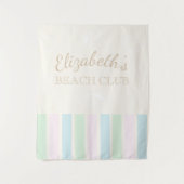 Beach Club Birthday Wandteppich (Vorderseite)