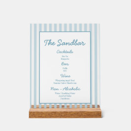 Beach Club Cabana Bar Acrylschild