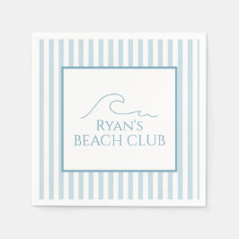 Beach Club Cabana Geburtstag Serviette