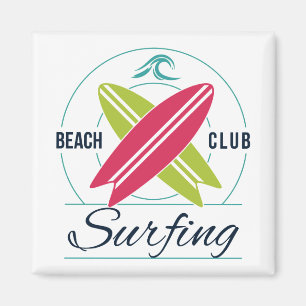 Beach Club Surfmagnet Magnet