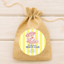 Beach Club Yellow Cabana Feste Party