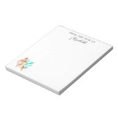 Beach Coastal Seashells Tropical From the Desk Of Notizblock (Rotiert)